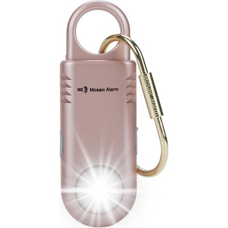 Alarme Personnelle Rechargeable 135 DB avec Torche Ultra Brillante, Poignée Antidérapante (1/5)