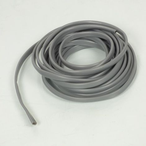 Gaine grise souplisseau de faisceau électrique pour mobylette (1/2)