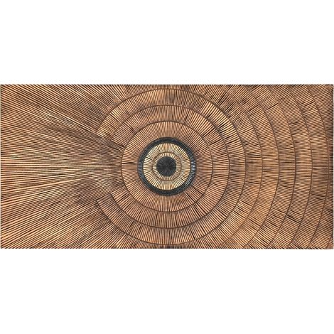 Cabecero Cama Mdf 180,5X3,5X90,5 Circulos Dorado (1/5)