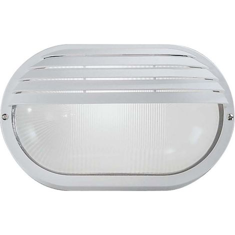 Plafoniera ovale, 40 w, bianca
