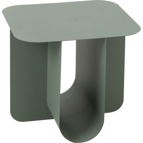 Table d'appoint 43,6x40x39 cm en métal vert - MULIK (1/2)