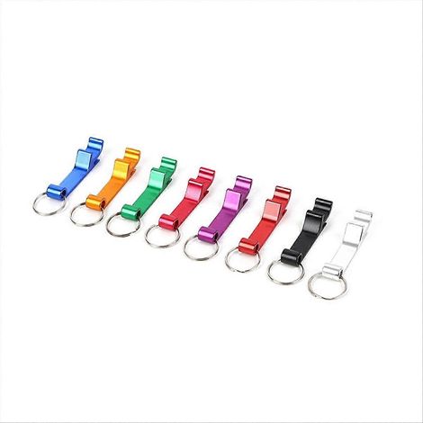 40-teiliger Flaschenöffner mit Schlüsselanhänger, tragbarer Bierflaschenöffner aus Metall, Geschenk-Barzubehör, praktisches Taschenwerkzeug, Set mit 40 Ringflaschenöffnern, ideal für Partys und Reisen (1/5)