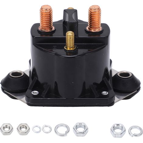 GARRYFIZH 8968258 Relais de solénode de démarrage 12 V 8968258 Courant intermittent 4 bornes 100 A pour moteurs hors-bord Mercruiser (1/5)