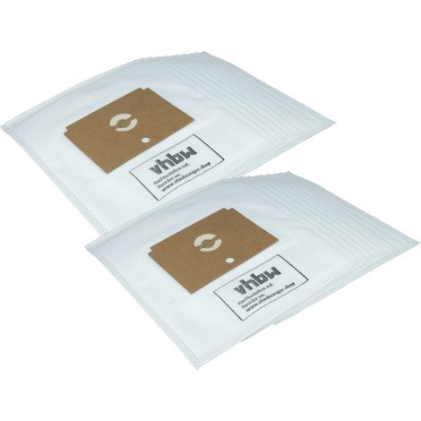 vhbw 20x Vacuum Cleaner Bag Replacement for Swirl R27 for Vacuum Cleaner, 29 cm x 27 cm, White