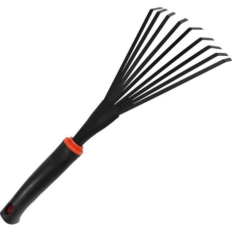 Petite griffe à main — Griffe de jardinage en acier inoxydable / Aérateur de sol — Outil de nettoyage pour jardin et massifs (1/5)