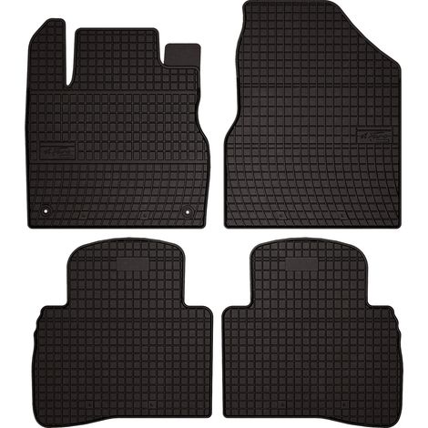 Gummifußmatten für Nissan Murano Z51 SUV (2008–2015) – schwarz, passgenau