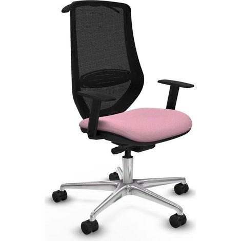 Piqueras y Crespo Mardos Chaise de bureau rose confortable (1/3)