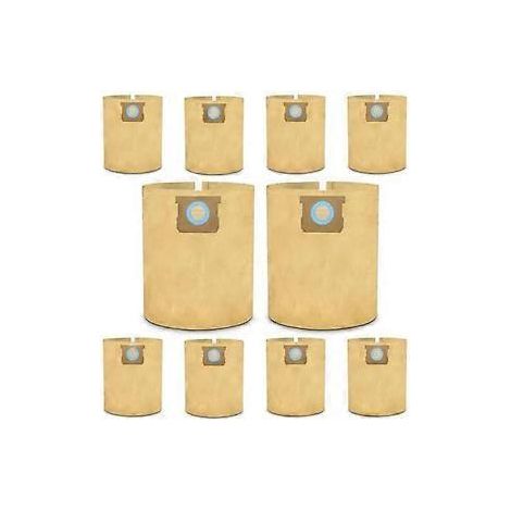 Sac d'aspirateur DXVA19-4102 pour aspirateur eau et poussière de 45 à 60 litres, sac filtrant jetable, compatible avec les modèles DXV12P, DXV14P, DXV16P et DXV16PA. (1/5)