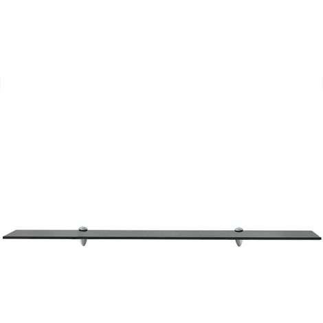 Mensola  Scaffale  Ripiano Galleggiante in Vetro 100x10 cm 8 mm (1/5)