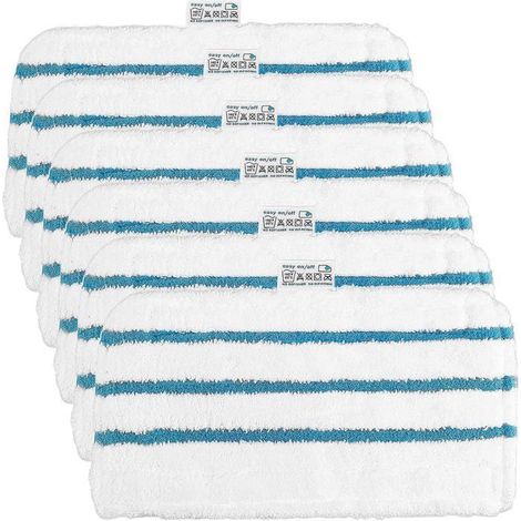 Lot de 8 Lingettes pour Black et Decker Balais Vapeur FSMP20 Steam Mop pour Black Decker FSM1630, FSM1616, FSMH13E5, FSM1321, (1/4)