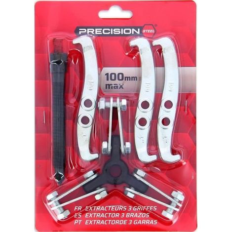 Extractores de 3 garras 100 mm para rodamientos - ACERO DE PRECISIÓN - Piñón - Volante de motor