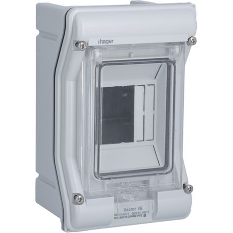 HAGER VE103SN VECTOR DISTRIBUTION ÉLECTRIQUE IP65 3 PL E UV O LEIT.