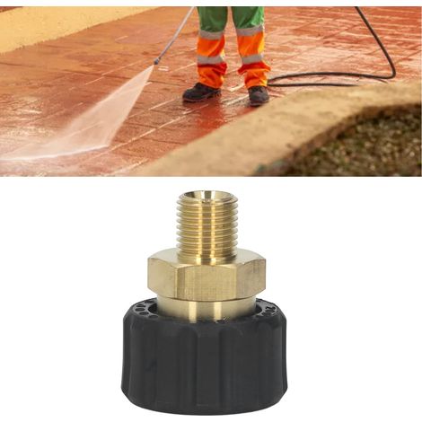 Zubehör für Reinigungsmaschinen: Hochdruckwasserschlauch, Griff für Wasserpistole, Kupfer-Adapterstück, Verlängerungsrohr, Verbindungsstange G1/4 außen auf M22 innen 15 (1/5)