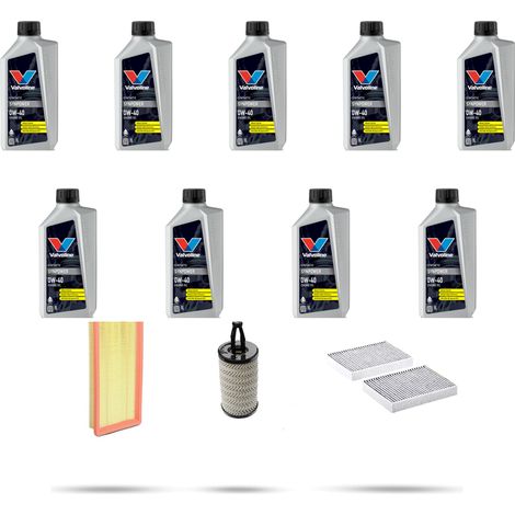 Kit tagliando 3 FILTRI e 9L OLIO compatibile con Mercedes Classe S (W221) 500 320kw Dal 2010 (1/5)