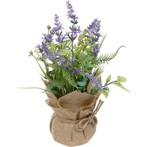 Bouquet de Lavande Artificielle "Provence" 29cm Multicolore