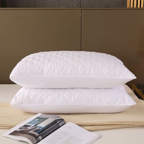 Housse De Coussin - Coton Respirant Et Hypoallergénique - Imperméable Et Anti-Taches - Taille Standard 48x74 cm - 1 Pièce (1/5)