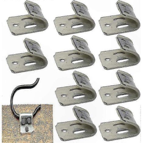 Clips de ressort pour meubles, paquet de 20, pour réparer les coussins des ressorts de chaises et de canapés. (1/5)