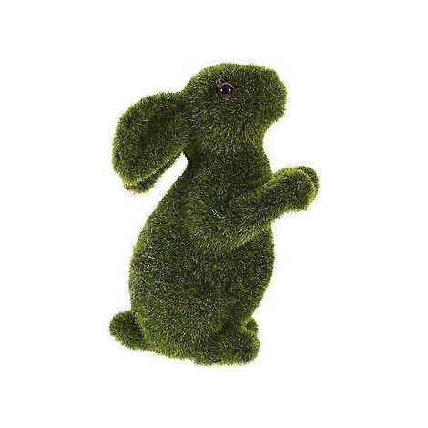 Osterhasen-Dekoration, Mooshasen-Figur, künstlicher Mooshase, Garten-Osterdeko (1/2)