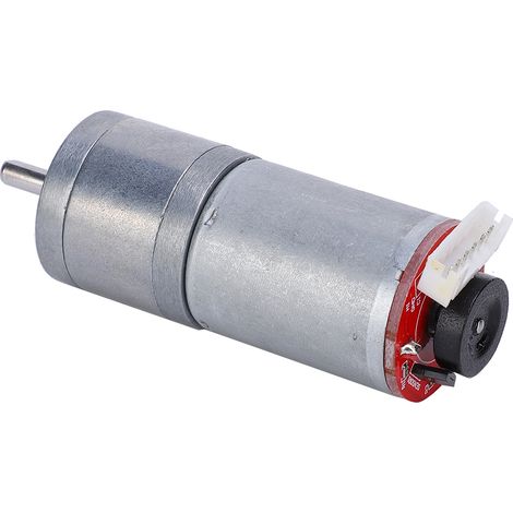 GA25-370 Gleichstrom-Getriebemotor mit Encoder und Drehzahlmessscheibe, 12 V DC, 1200 U/min (1/5)