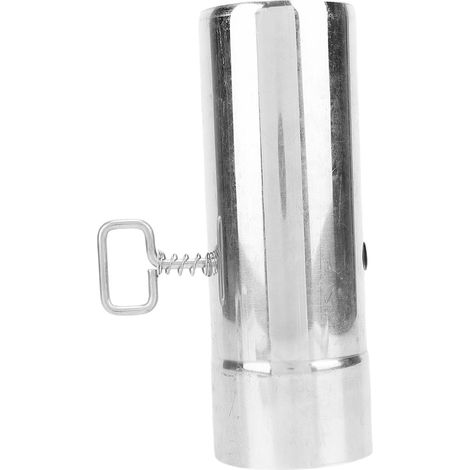 Tuyau de poêle avec clapet, en acier inoxydable 304, épais, pour l'évacuation des fumées d'échappement (L) (1/5)
