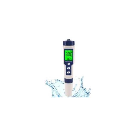 5-in-1 TDS/EC/pH/Salzgehalt/Temperaturmessgerät, digitaler Wasserqualitätsregler, Salzdetektor, pH-Tester für Trinkwasser und Aquarien (1/5)