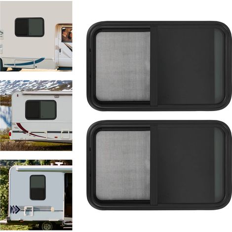 Fenêtre de camping-car, fenêtres de camping-car 2 pièces, fenêtre coulissante verticale de camping-car, 45,72 x 76,2 cm Four camping-cars, caravanes, remorques, camping-cars