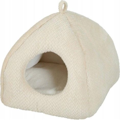 Flamingo Olympe Igloo para Gato Crema Acogedor 46x46x40 cm