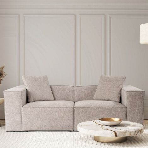 2-Sitzer-Sofa Lora Mokka (1/5)