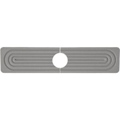 Tapis de cuisine absorbant, terre de diatomées, anti-éclaboussures, séchage rapide, convient pour évier de cuisine, camping-car, plan de travail de salle de bain (gris, 60 x 10 cm) (1/5)