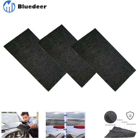 Lot de 3 Chiffons Nano Magic - Nano Sparkle - pour enlever Les Rayures de la Voiture - pour réparation de la lumière, Le Polissage de Surface et Les Spots d'eau (1/4)