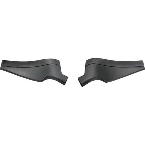 Prolunghe per la copertura del parabrezza, lato sinistro e destro, per i modelli Toyota Quattroporte Ghibli dal 2014 al 2021, codici 670013463 e 670013462.