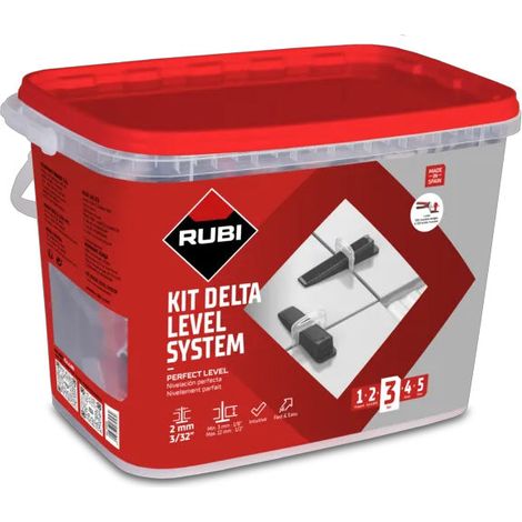 Kit delta livello.system sposa 1,5mm v4 - RUBI - 3957 (1/4)