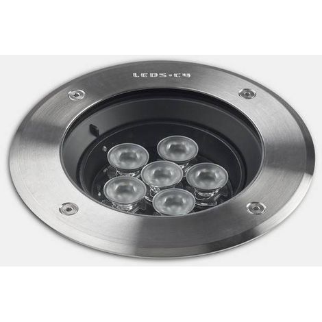 Leds-C4 Gea - LED extérieure encastrée au sol en acier inoxydable poli 8.5cm 260lm 61deg. 4000K IP67