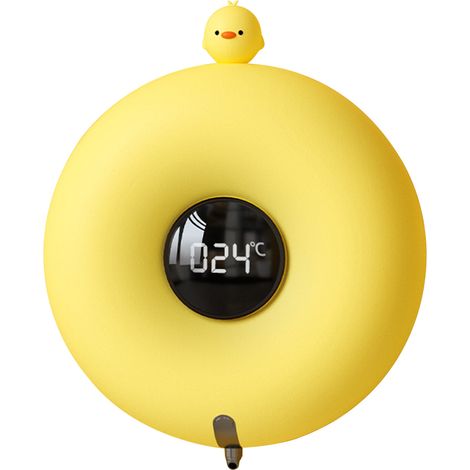 Distributeur automatique de savon moussant à induction infrarouge, sans contact, rechargeable par USB, couleur poulet jaune (1/5)