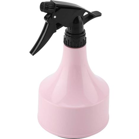 Arrosoir de jardin, arrosoir design hydraulique, bouteille pressée à la main, 0,6 litres Vivero, facile à utiliser pour les plantes en pot de fleurs en plein air, plantes d'intérieur (rose) (1/4)