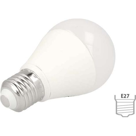 Lampada Led E27 A58 9W=60W Neutro 4000K Bulbo Sfera Chip Samsung Garanzia 5 Anni SKU-229 (1/3)