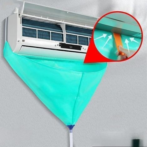 Housse De Nettoyage Pour Climatiseur Divisé, Kit De Housse De Nettoyage Pour Climatiseur, Nettoyeur De Climatisation Mural, Sac De Service De Lavage De Climatisation Divisée, Sac De Protection Étanche