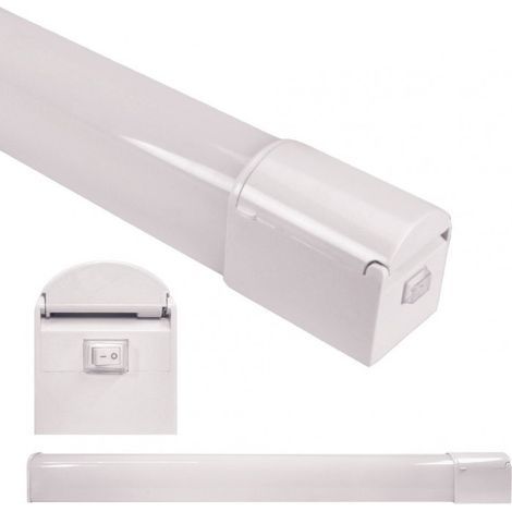 IP44 Badezimmer-Wandleuchte – Neutralweiß – 8 W mit Schalter und Stecker – Diffuses Licht für Feuchträume – Delitech (1/4)