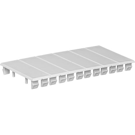 TA1300G Obturateur pour tableau électrique - 6 modules 18mm - Gris - SOLERA (1/2)