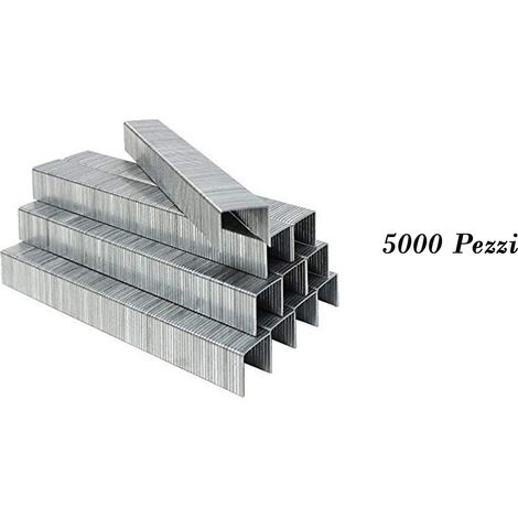 5000pz graffette punti metallici 16mm spillatrice sparapunti ricarica 80016 (1/5)