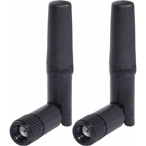 Kleine WLAN-Antenne (2er-Pack), Dualband 2,4 GHz/5,8 GHz, RP SMA-Anschluss, für PC, Desktop-Computer, PCIe-Karte, Router, WLAN, drahtlose Rückfahrkamera