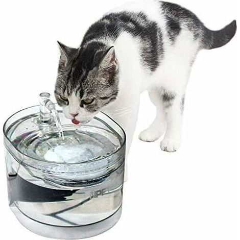 VURAHOME - Fontaine à eau et distributeur d'eau pour chat Automatique Fontaine à Eau pour Chat Chien, Distributeur Eau pour Animal Domestique Filtre, 1,6L Électrique et Ultra Silencieuse WF030 (1/5)