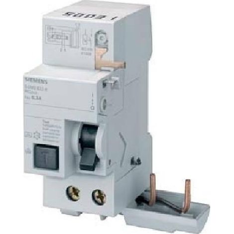 Siemens blocco differnziale 2p 500ma tipo ac 0,3-63a 5sm2725-0