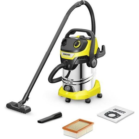 Kärcher – Aspirateur sec-humide 30L 1380W – Dépression 210 mbar – Pour chantiers humides et poussières fines – Technologie de filtration avancée (1/5)