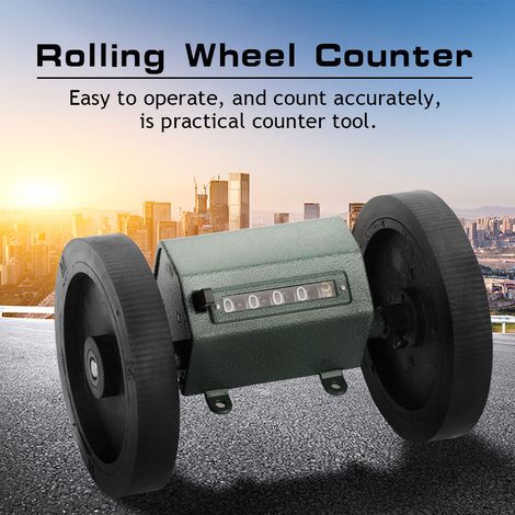 Compteur de longueur à roue 5 chiffres 0-9999,9 m, vitesse max. 200 tr/min Z96-F