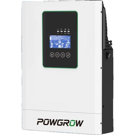 Onduleur Solaire Hybride, 3600W, 24V, Plage de Tension MPPT 40-450V, Courant de Sortie 100A, Puissance de Pointe 7.2KVA (1/5)
