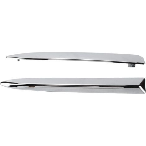 Garniture chromée de moulage supérieur de pare-chocs avant de voiture, remplacement 735455041 pour FIAT 500 20072015 (1/4)