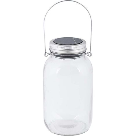 Bocal solaire LED en verre (1/8)