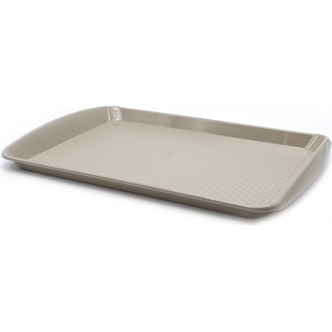 Bandeja plastico rectangular comida rapida 46x30 cm  Beige (1/4)