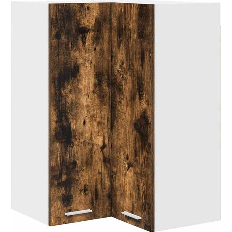 Maison Exclusive - Armadio pensile Rovere Affumicato e Bianco 57 x 57 x 80 cm